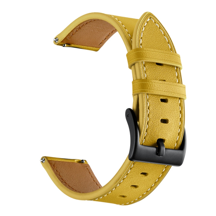 Bracelet de montre en cuir de remplacement, For Samsung Galaxy Watch 3 41mm, For Samsung Galaxy Watch 3 45mm, For Samsung Galaxy Watch 42mm, For Samsung Galaxy Watch 46mm
