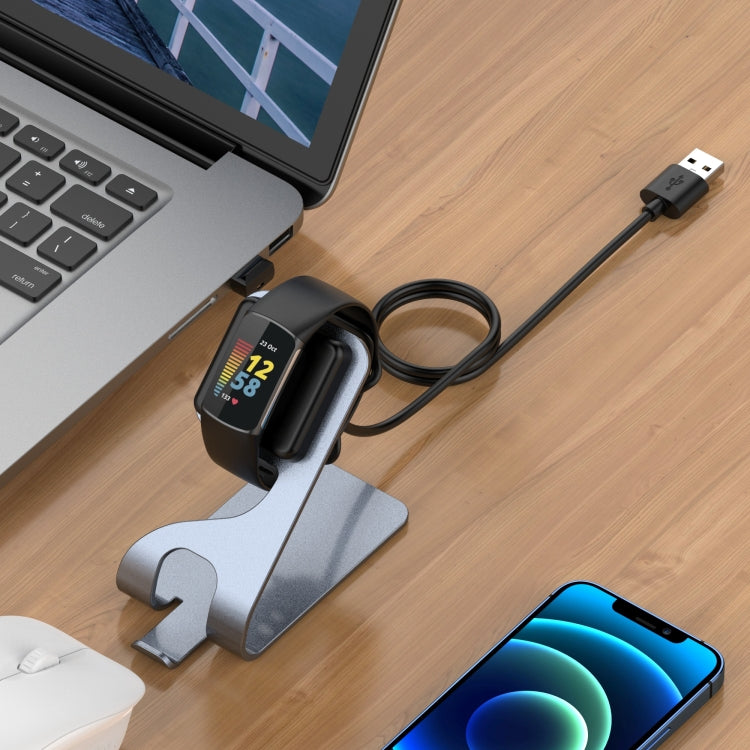 Support de chargeur magnétique en métal portable, For Fitbit Charge 5