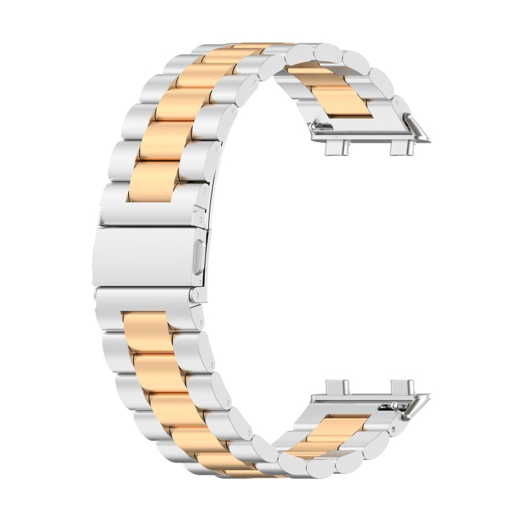 Bracelet de montre en acier inoxydable à trois perles, For OPPO Watch 2 42mm, For OPPO Watch 2 46mm