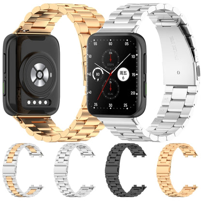 Bracelet de montre en acier inoxydable à trois perles, For OPPO Watch 2 42mm, For OPPO Watch 2 46mm