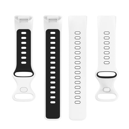 Bracelet de montre en silicone bicolore, For Fitbit Charge 5