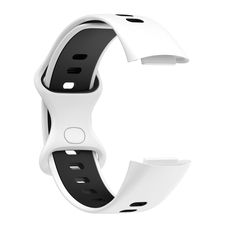 Bracelet de montre en silicone bicolore, For Fitbit Charge 5