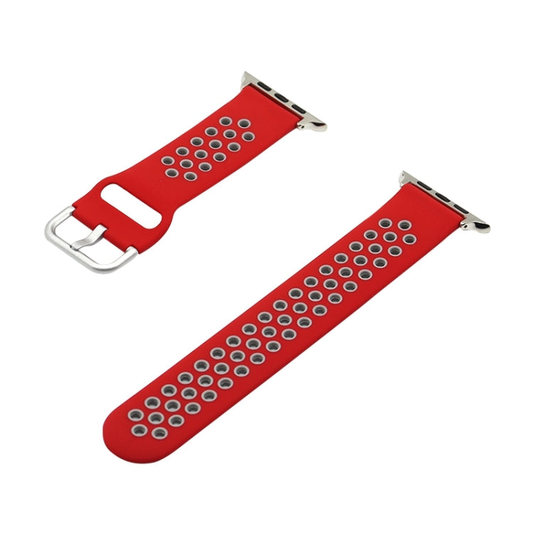 Bracelet de remplacement en silicone pour Apple Watch Series, 7 41mm / 6&SE&5&4 40mm / 3&2&1 38mm, 7 45mm / 6&SE&5&4 44mm / 3&2&1 42mm