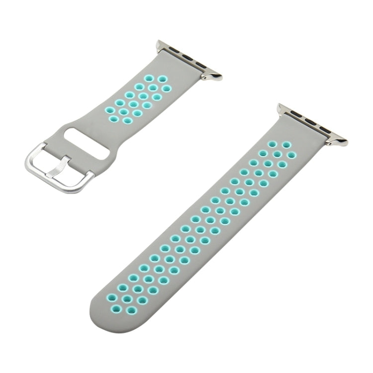 Bracelet de remplacement en silicone pour Apple Watch Series, 7 41mm / 6&SE&5&4 40mm / 3&2&1 38mm, 7 45mm / 6&SE&5&4 44mm / 3&2&1 42mm