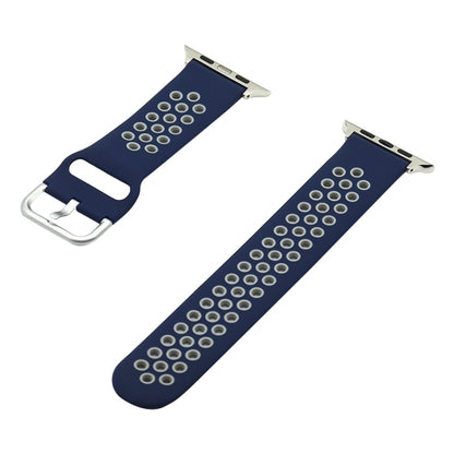 Bracelet de remplacement en silicone pour Apple Watch Series, 7 41mm / 6&SE&5&4 40mm / 3&2&1 38mm, 7 45mm / 6&SE&5&4 44mm / 3&2&1 42mm