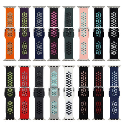 Bracelet de remplacement en silicone pour Apple Watch Series, 7 41mm / 6&SE&5&4 40mm / 3&2&1 38mm, 7 45mm / 6&SE&5&4 44mm / 3&2&1 42mm