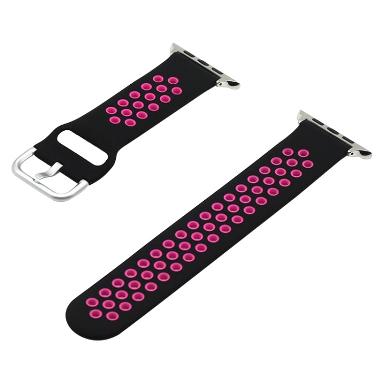 Bracelet de remplacement en silicone pour Apple Watch Series, 7 41mm / 6&SE&5&4 40mm / 3&2&1 38mm, 7 45mm / 6&SE&5&4 44mm / 3&2&1 42mm