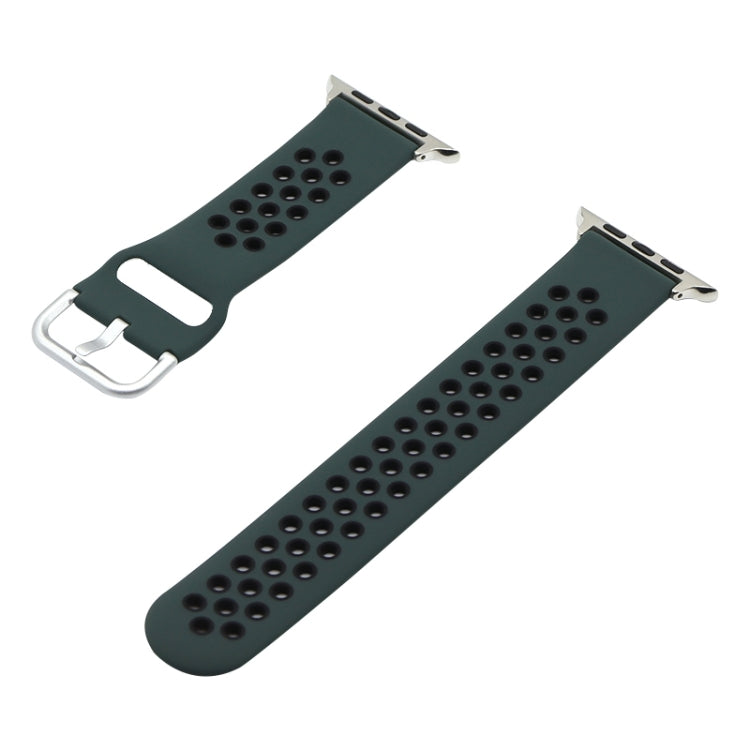 Bracelet de remplacement en silicone pour Apple Watch Series, 7 41mm / 6&SE&5&4 40mm / 3&2&1 38mm, 7 45mm / 6&SE&5&4 44mm / 3&2&1 42mm