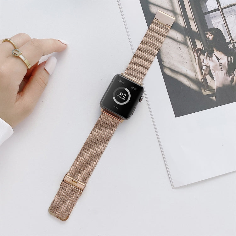 Bracelet de montre de remplacement en acier droit avec boucle en forme de V pour la série Apple Watch, 7 41mm / 6&SE&5&4 40mm / 3&2&1 38mm, 7 45mm / 6&SE&5&4 44mm / 3&2&1 42mm