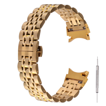 Bracelet de rechange en acier inoxydable à sept perles, For Samsung Galaxy Watch4 40mm/44mm