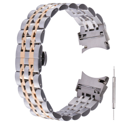 Bracelet de rechange en acier inoxydable à sept perles, For Samsung Galaxy Watch4 40mm/44mm