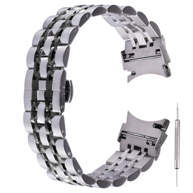 Bracelet de rechange en acier inoxydable à sept perles, For Samsung Galaxy Watch4 40mm/44mm