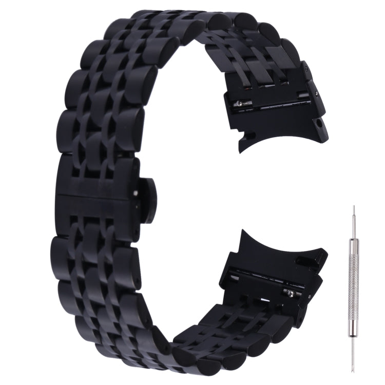 Bracelet de rechange en acier inoxydable à sept perles, For Samsung Galaxy Watch4 40mm/44mm