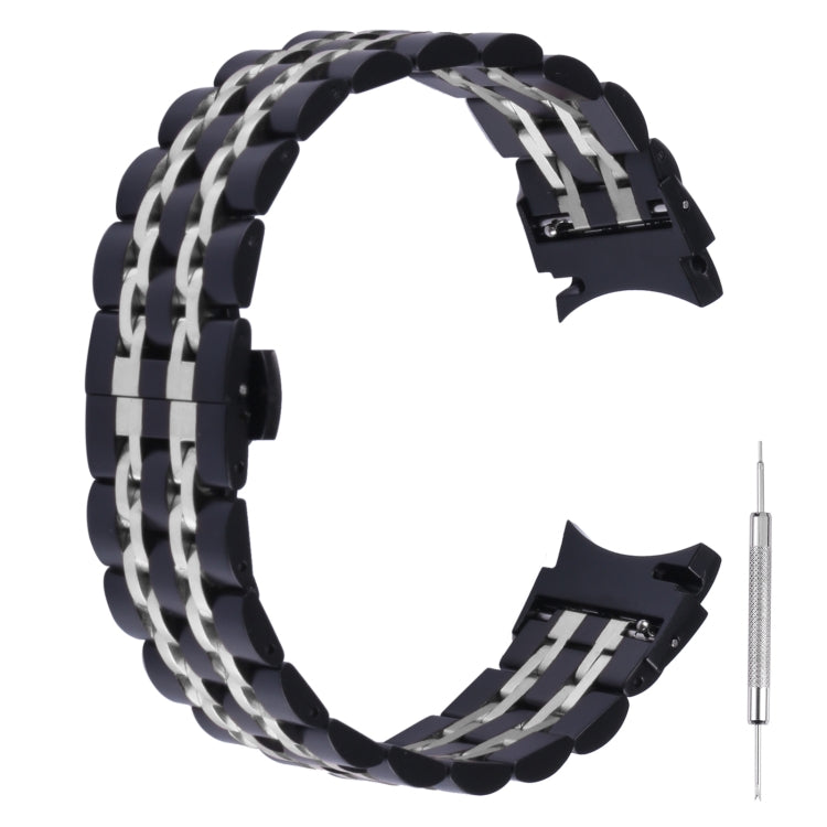 Bracelet de rechange en acier inoxydable à sept perles, For Samsung Galaxy Watch4 40mm/44mm