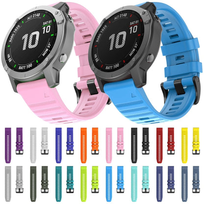 Pour Garmin Fenix 6 22mm Bracelet de remplacement de montre intelligente en silicone
