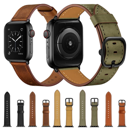 Bracelet de remplacement en cuir pour Apple Watch Series, 7 41mm / 6&SE&5&4 40mm / 3&2&1 38mm, 7 45mm / 6&SE&5&4 44mm / 3&2&1 42mm