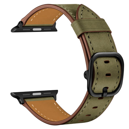 Bracelet de remplacement en cuir pour Apple Watch Series, 7 41mm / 6&SE&5&4 40mm / 3&2&1 38mm, 7 45mm / 6&SE&5&4 44mm / 3&2&1 42mm