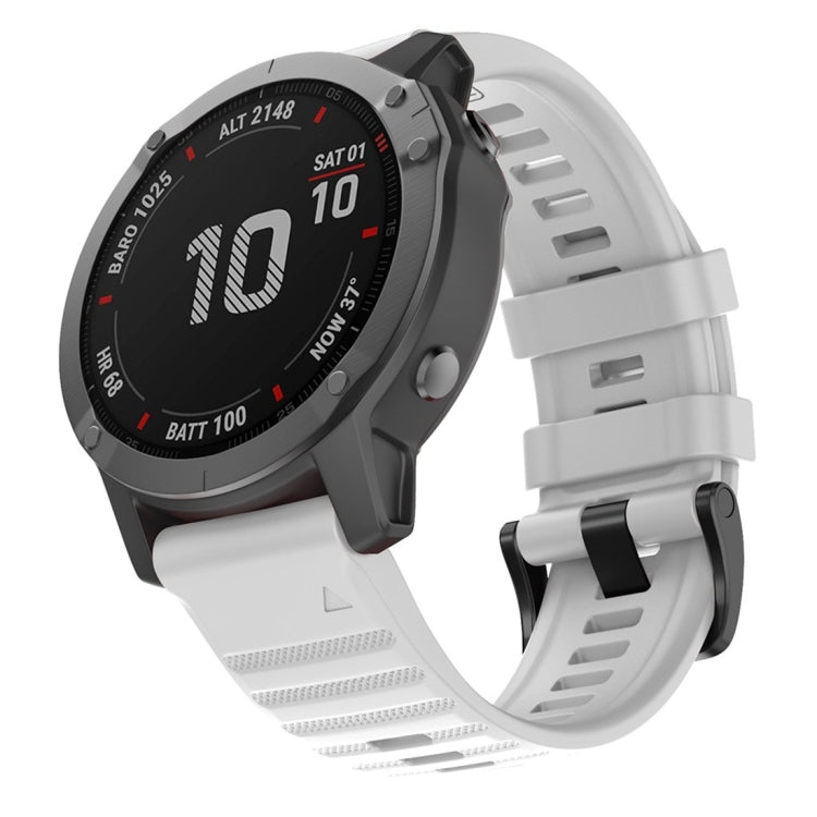 Pour Garmin Fenix 6X 26mm Bracelet de remplacement pour montre intelligente en silicone