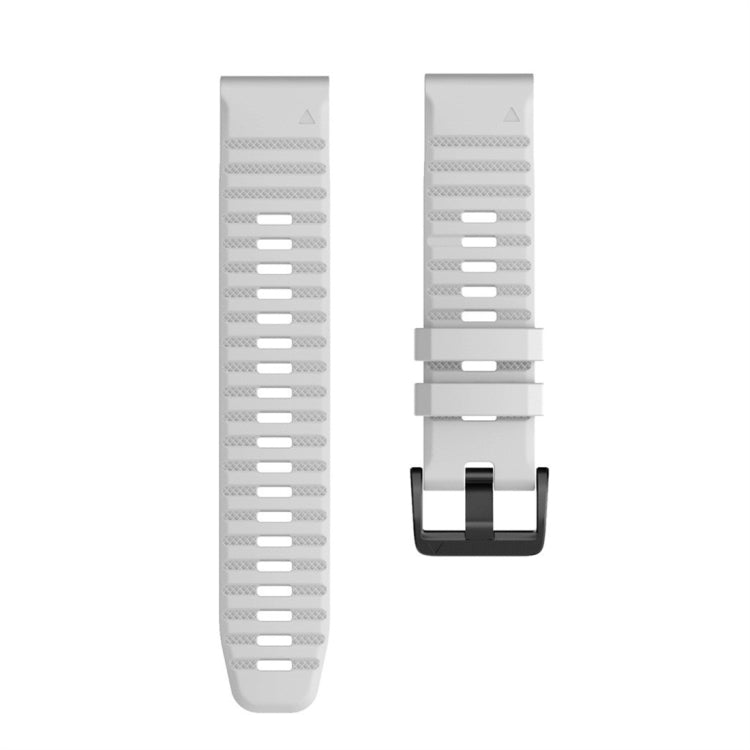 Pour Garmin Fenix 6X 26mm Bracelet de remplacement pour montre intelligente en silicone