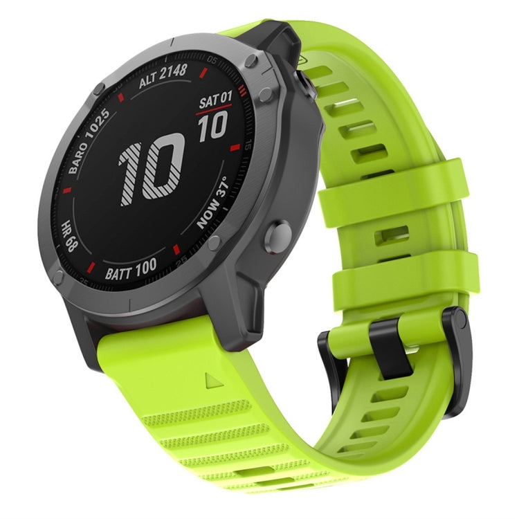Pour Garmin Fenix 6X 26mm Bracelet de remplacement pour montre intelligente en silicone