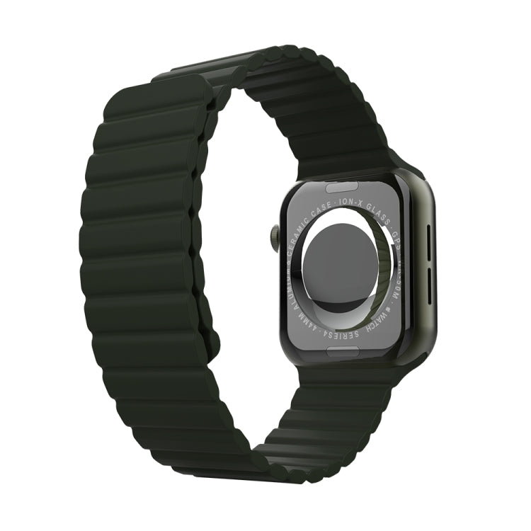 Bracelet de montre de remplacement en silicone intégré pour la série Apple Watch, 7 41mm / 6&SE&5&4 40mm / 3&2&1 38mm, 7 45mm / 6&SE&5&4 44mm / 3&2&1 42mm
