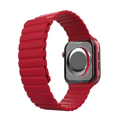 Bracelet de montre de remplacement en silicone intégré pour la série Apple Watch, 7 41mm / 6&SE&5&4 40mm / 3&2&1 38mm, 7 45mm / 6&SE&5&4 44mm / 3&2&1 42mm