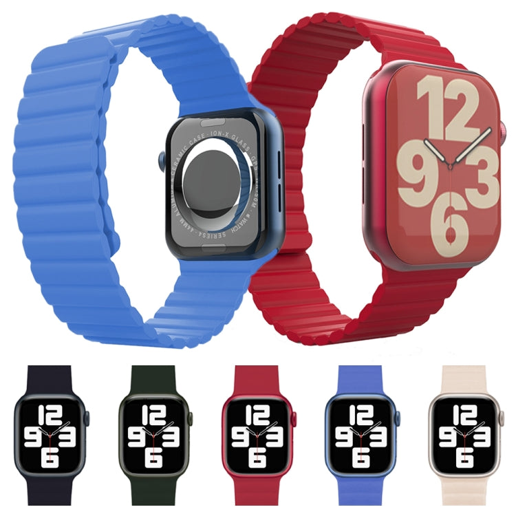 Bracelet de montre de remplacement en silicone intégré pour la série Apple Watch, 7 41mm / 6&SE&5&4 40mm / 3&2&1 38mm, 7 45mm / 6&SE&5&4 44mm / 3&2&1 42mm