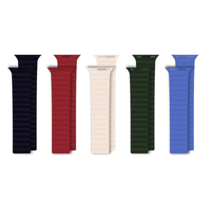 Bracelet de montre de remplacement en silicone intégré pour la série Apple Watch, 7 41mm / 6&SE&5&4 40mm / 3&2&1 38mm, 7 45mm / 6&SE&5&4 44mm / 3&2&1 42mm