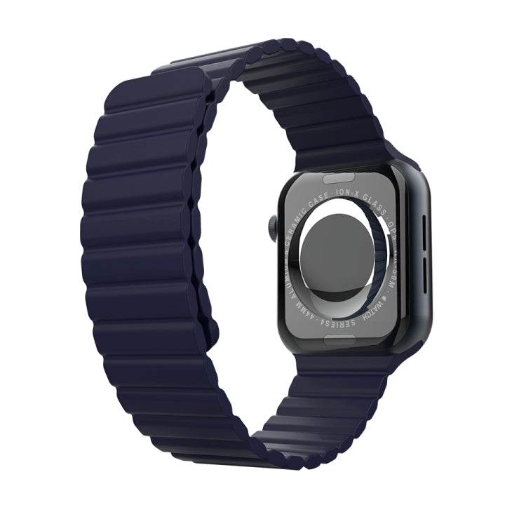 Bracelet de montre de remplacement en silicone intégré pour la série Apple Watch, 7 41mm / 6&SE&5&4 40mm / 3&2&1 38mm, 7 45mm / 6&SE&5&4 44mm / 3&2&1 42mm