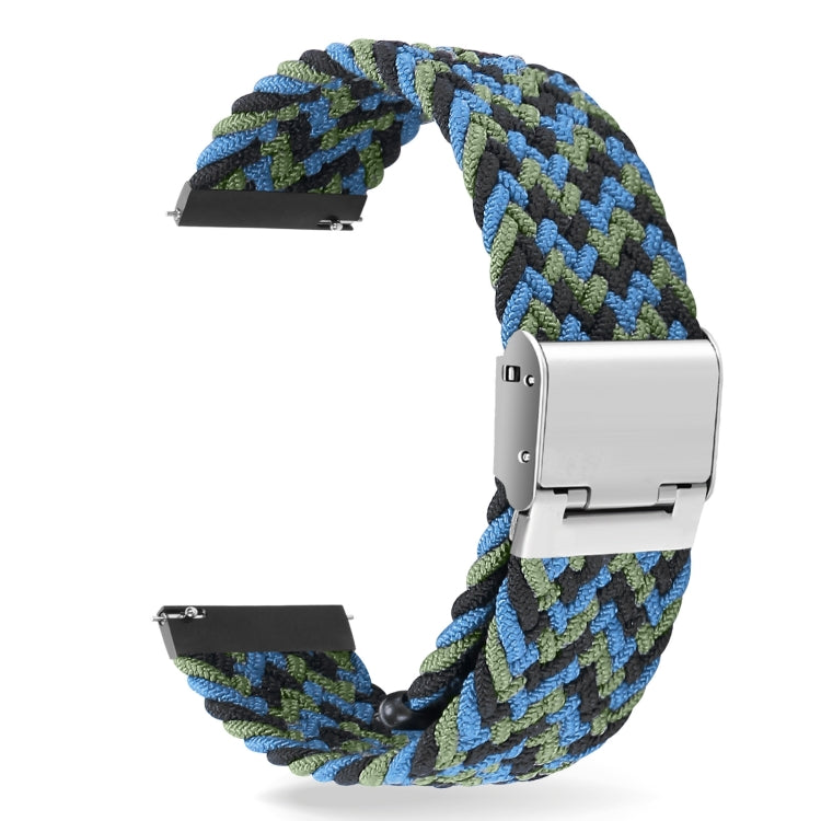 Sangle universelle à boucle métallique tressée en nylon de 22 mm, 22mm