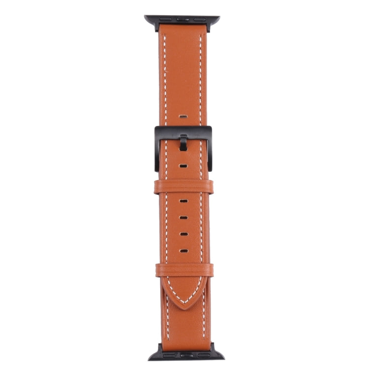 Bracelet de remplacement en cuir pour Apple Watch Series, 7 45mm / 6&SE&5&4 44mm / 3&2&1 42mm, 7 41mm / 6&SE&5&4 40mm / 3&2&1 38mm