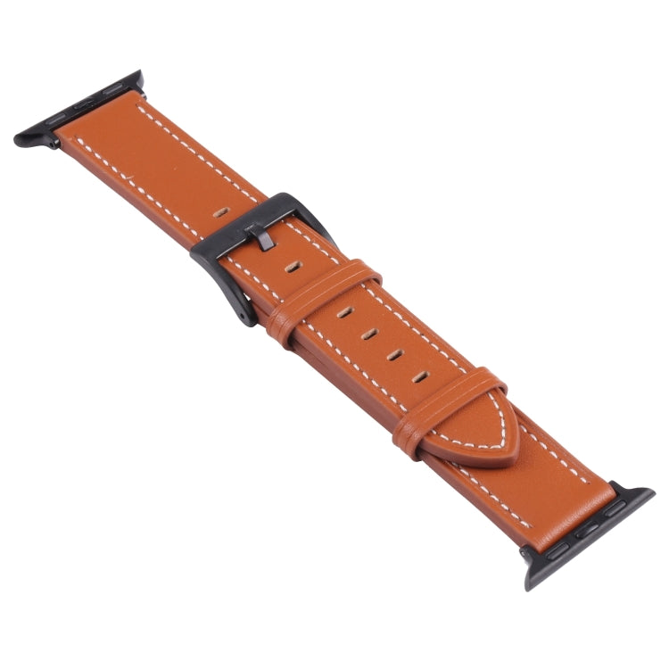Bracelet de remplacement en cuir pour Apple Watch Series, 7 45mm / 6&SE&5&4 44mm / 3&2&1 42mm, 7 41mm / 6&SE&5&4 40mm / 3&2&1 38mm