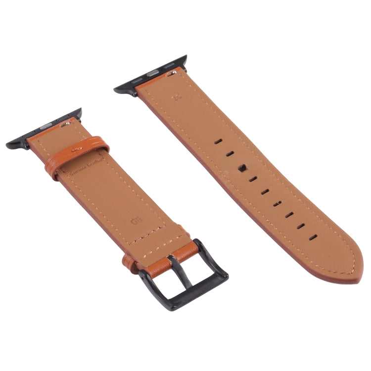 Bracelet de remplacement en cuir pour Apple Watch Series, 7 45mm / 6&SE&5&4 44mm / 3&2&1 42mm, 7 41mm / 6&SE&5&4 40mm / 3&2&1 38mm