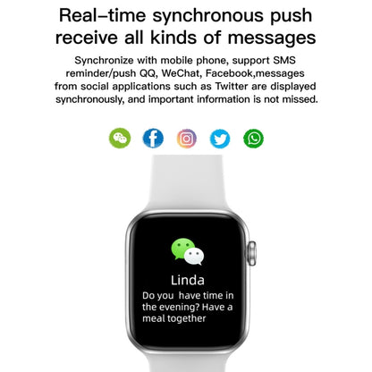 T500 Montre intelligente à écran tactile TFT de 1,44 pouces, prend en charge la surveillance du sommeil / la surveillance de la fréquence cardiaque / les appels Bluetooth / la lecture de musique Bluetooth