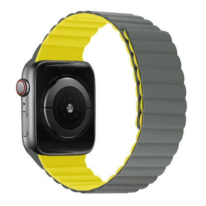 Bracelet de montre à sangle courte intégrée magnétique en silicone pour la série Apple Watch, 7 41mm / 6&SE&5&4 40mm / 3&2&1 38mm, 7 45mm / 6&SE&5&4 44mm / 3&2&1 42mm