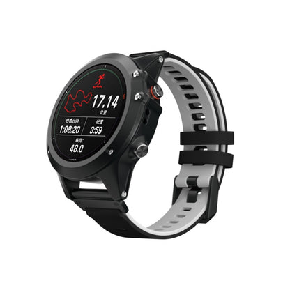 Bracelet de montre en silicone bicolore, For Garmin Fenix 6