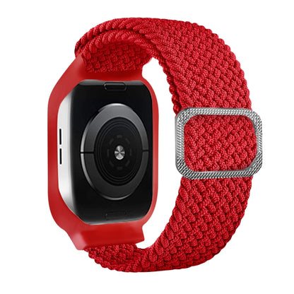 Bracelet de montre de remplacement intégré avec boucle de cadre en TPU pour la série Apple Watch, 6 & SE & 5 & 4 40mm / 3 & 2 & 1 38mm, 6 & SE & 5 & 4 44mm / 3 & 2 & 1 42mm