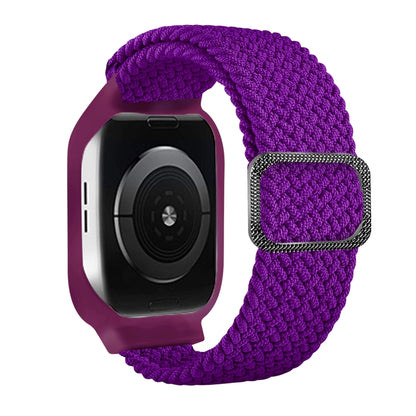Bracelet de montre de remplacement intégré avec boucle de cadre en TPU pour la série Apple Watch, 6 & SE & 5 & 4 40mm / 3 & 2 & 1 38mm, 6 & SE & 5 & 4 44mm / 3 & 2 & 1 42mm