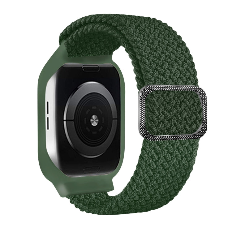Bracelet de montre de remplacement intégré avec boucle de cadre en TPU pour la série Apple Watch, 6 & SE & 5 & 4 40mm / 3 & 2 & 1 38mm, 6 & SE & 5 & 4 44mm / 3 & 2 & 1 42mm