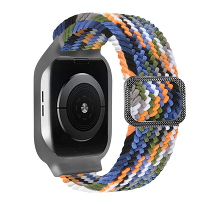 Bracelet de montre de remplacement intégré avec boucle de cadre en TPU pour la série Apple Watch, 6 & SE & 5 & 4 40mm / 3 & 2 & 1 38mm, 6 & SE & 5 & 4 44mm / 3 & 2 & 1 42mm