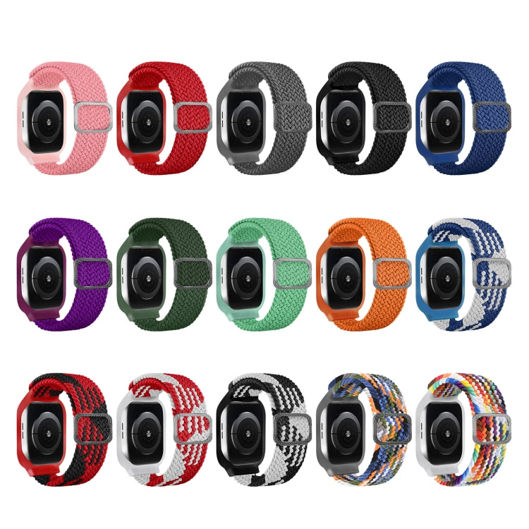 Bracelet de montre de remplacement intégré avec boucle de cadre en TPU pour la série Apple Watch, 6 & SE & 5 & 4 40mm / 3 & 2 & 1 38mm, 6 & SE & 5 & 4 44mm / 3 & 2 & 1 42mm