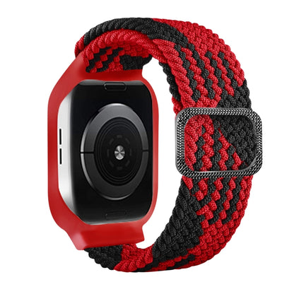 Bracelet de montre de remplacement intégré avec boucle de cadre en TPU pour la série Apple Watch, 6 & SE & 5 & 4 40mm / 3 & 2 & 1 38mm, 6 & SE & 5 & 4 44mm / 3 & 2 & 1 42mm
