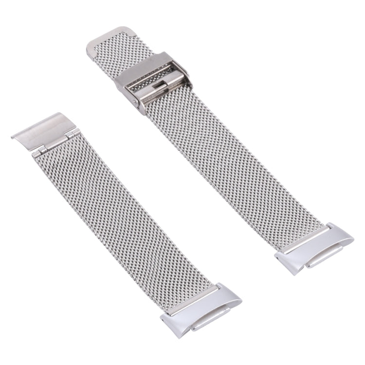 Bracelet de montre à double boucle en acier Milan, For Fitbit Charge 5