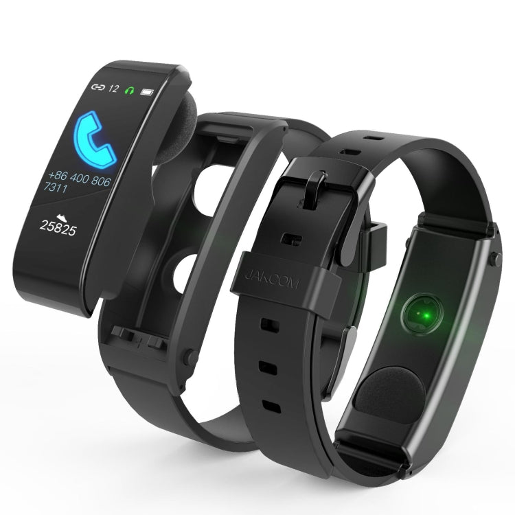JAKCOM F2 1,28 pouces écran couleur TFT Bluetooth écouteur montre intelligente, prise en charge de la surveillance du sommeil/surveillance de la fréquence cardiaque/appel Bluetooth/mode multi-sports