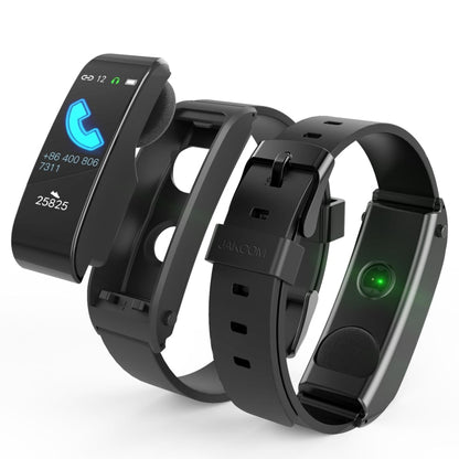 JAKCOM F2 1,28 pouces écran couleur TFT Bluetooth écouteur montre intelligente, prise en charge de la surveillance du sommeil/surveillance de la fréquence cardiaque/appel Bluetooth/mode multi-sports