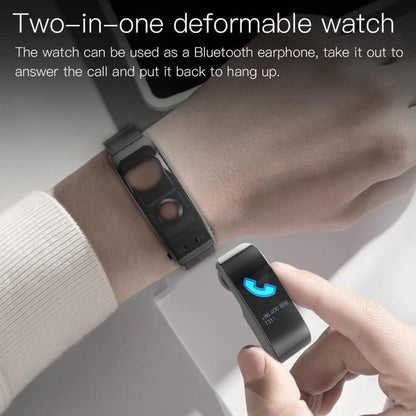 JAKCOM F2 1,28 pouces écran couleur TFT Bluetooth écouteur montre intelligente, prise en charge de la surveillance du sommeil/surveillance de la fréquence cardiaque/appel Bluetooth/mode multi-sports