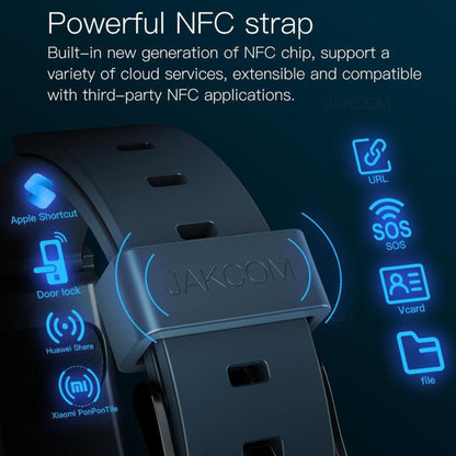 JAKCOM F2 1,28 pouces écran couleur TFT Bluetooth écouteur montre intelligente, prise en charge de la surveillance du sommeil/surveillance de la fréquence cardiaque/appel Bluetooth/mode multi-sports