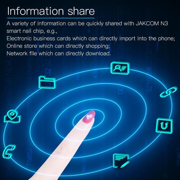 JAKCOM N3 puce à ongles intelligente