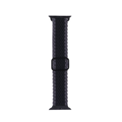 Bracelet de montre en nylon tissé rayé réglable pour la série Apple Watch, 7 41mm / 6&SE&5&4 40mm / 3&2&1 38mm, 7 45mm / 6&SE&5&4 44mm / 3&2&1 42mm