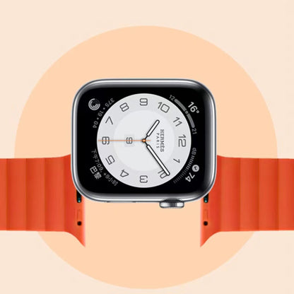 Bracelet de montre magnétique en silicone liquide de la série Mutural Moran pour la série Apple Watch, 7 41mm / 6&SE&5&4 40mm / 3&2&1 38mm, 7 45mm / 6&SE&5&4 44mm / 3&2&1 42mm